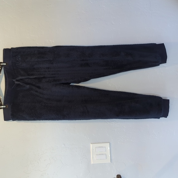 UGG  NAVY BLUE FUR JOGGERS - Picture 1 of 13